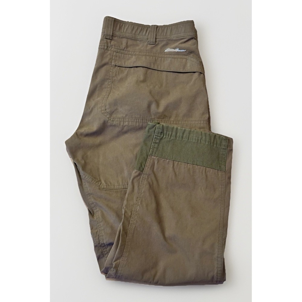 Eddie Bauer First Ascent Pants Mens 38x28 Brown Cargo Hiking Canvas Gorpcore